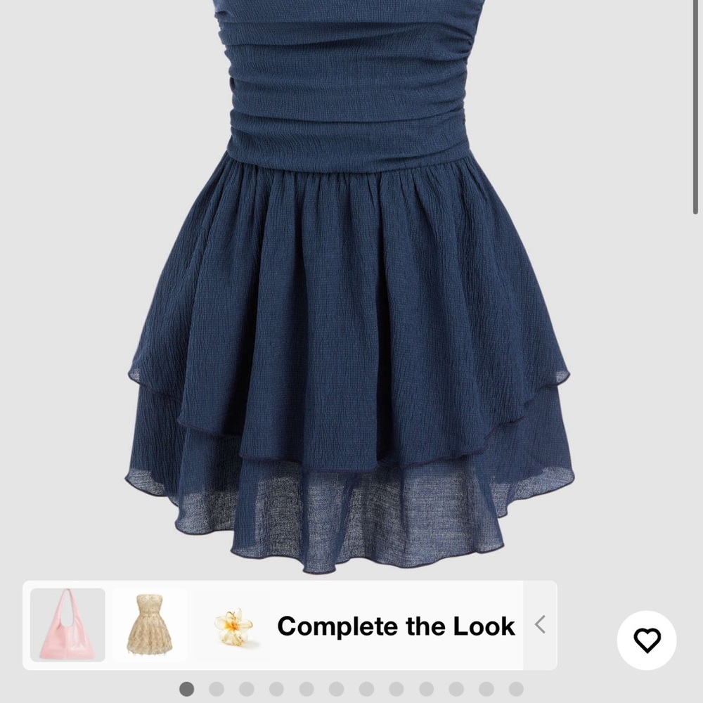Cider Dark Navy strapless Dress size 8 NWT (retail $38)